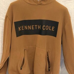 Kenneth Cole Brown Hoodie with Logo
